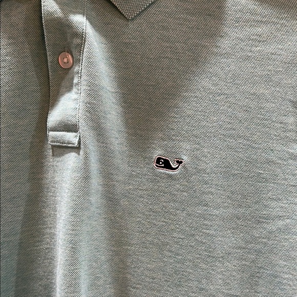 Vineyard Vines Mens Edgartown light Green Polo size M. - Picture 2 of 4